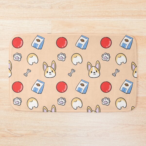 Item preview, Corgi Pattern - Orange background designed and sold by Daisy-Workshop.