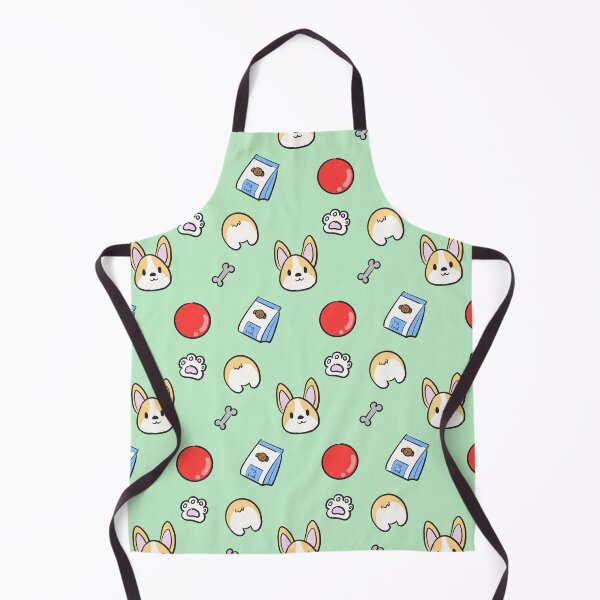 Item preview, Corgi Pattern - Green background designed and sold by Daisy-Workshop.
