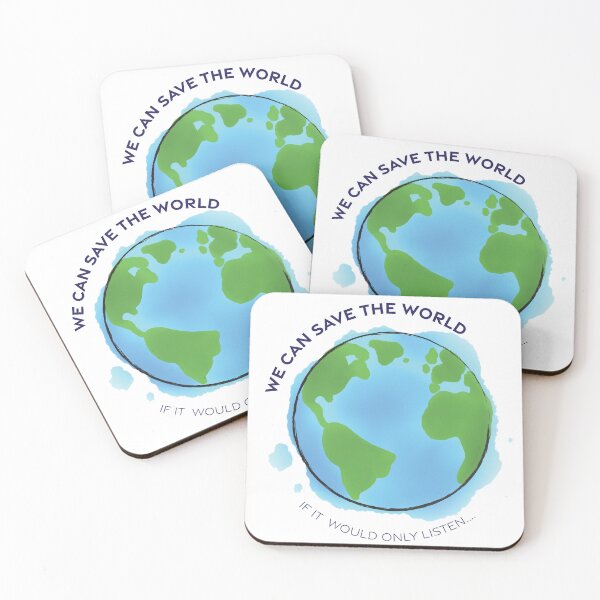 Item preview, "We can save the world" Earth designed and sold by AmetrineArt.
