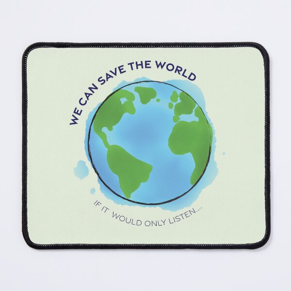 Item preview, "We can save the world" Earth designed and sold by AmetrineArt.