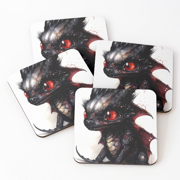 Item preview, Dark Dragon Clipart, Mythical Beast Icons, Fantasy Creature Art, Fearsome Fire-Breathing Monster Imagery, Epic Dragon designed and sold by CoolorPaint.