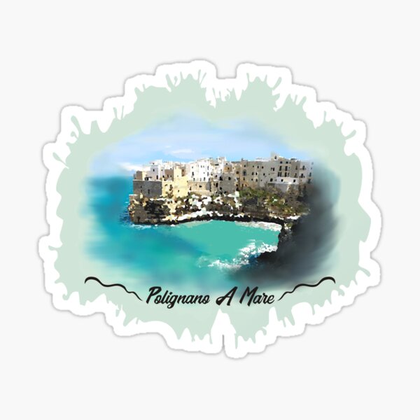 Item preview, Polignano a Mare Watercolor designed and sold by antonietta40.