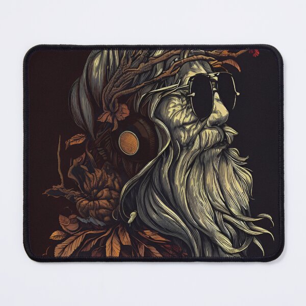 Aperçu de l'œuvre Homme de la forêt longue barbe Dark Art Collection A10 créée et vendue par dedodern.