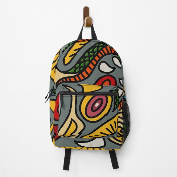 Item preview, NaKa cute serpent in sea colorful doodle art designed and sold by pisek8924.