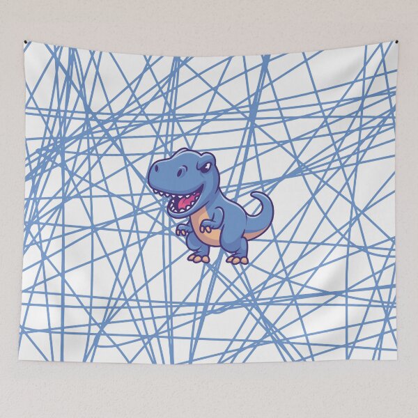 Item preview, TRex In Blue designed and sold by sangetti.
