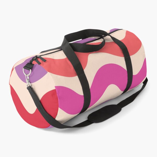 Item preview, Retro 70s Groovy Pink and Purple Waves Pattern designed and sold by Yasminepatterns .