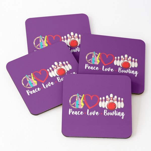 Item preview, Peace Love Bowling Sublimation 	 Bowling Sport Lover 	 	 designed and sold by zmkxhivubd53.