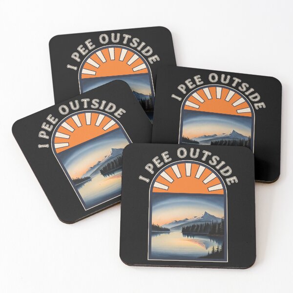 Item preview, I Pee Outside - Vintage Retro Funny Camping Slogan Hiking Outdoors Sayings Ver13 designed and sold by thecatcouch.