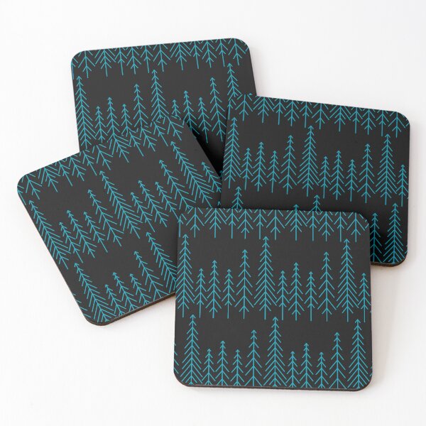 Item preview, Pine without leaves pattern sky blue designed and sold by Cactus202.