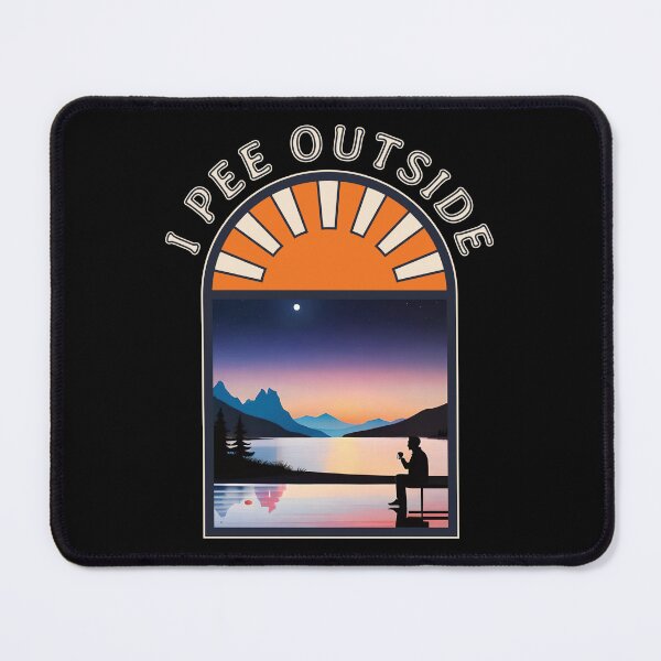 Item preview, I Pee Outside - Vintage Retro Funny Camping Slogan Hiking Outdoors Sayings Ver15 designed and sold by thecatcouch.