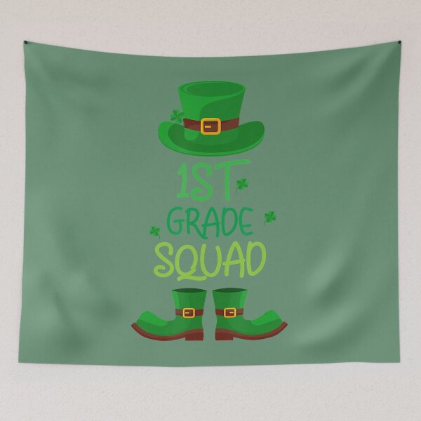 Item preview, St Patrick's Day 	 Teacher Leprechaun 1ST GRADE Squad 	 	 designed and sold by vxuhvaisqcy63.