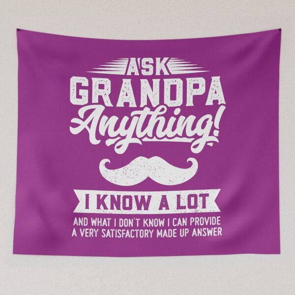 Item preview, Ask Grandpa Anything Funny 	 Smart Father's Day 		 designed and sold by tbueeignfss39.