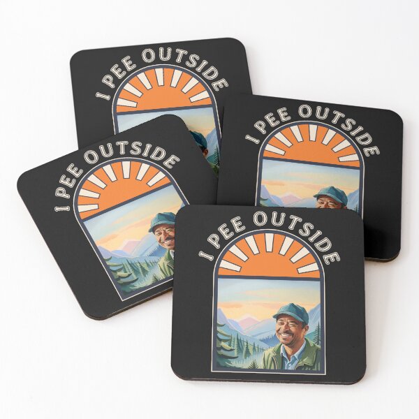 Item preview, I Pee Outside - Vintage Retro Funny Camping Slogan Hiking Outdoors Sayings Ver16 designed and sold by thecatcouch.