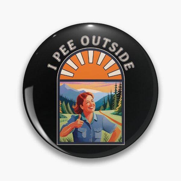 Item preview, I Pee Outside - Vintage Retro Funny Camping Slogan Hiking Outdoors Sayings Ver18 designed and sold by thecatcouch.