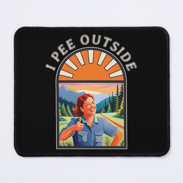 Item preview, I Pee Outside - Vintage Retro Funny Camping Slogan Hiking Outdoors Sayings Ver18 designed and sold by thecatcouch.
