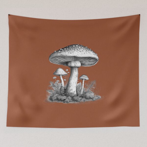 Item preview, Cottagecore aesthetic mushroom, Vintage mushroom botanical drawing, cottagecore s designed and sold by Salvatore  Mars.