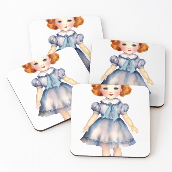 Item preview, Vintage Doll Clipart, Antique Toy Series, Retro Plaything Art, Classic Doll Imagery, Old Fashioned Doll Collection designed and sold by CoolorPaint.