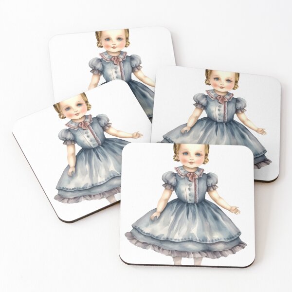 Item preview, Vintage Doll Clipart, Antique Toy Series, Retro Plaything Art, Classic Doll Imagery, Old Fashioned Doll Collection designed and sold by CoolorPaint.