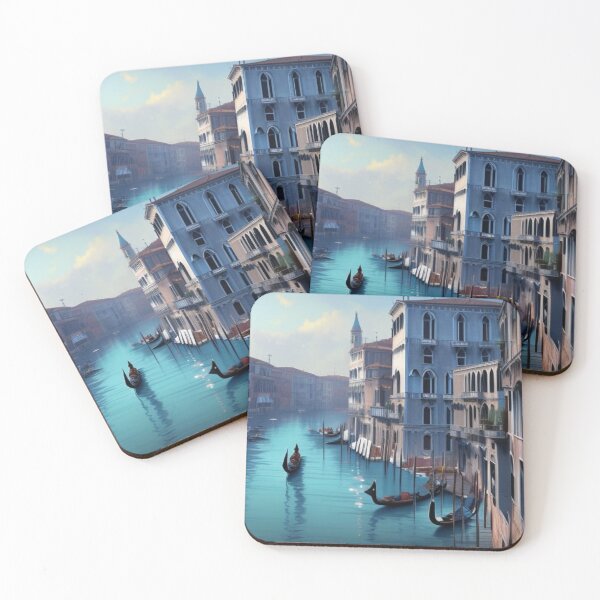 Item preview, Rhapsody In Blue Venice designed and sold by RoyallyColorful.