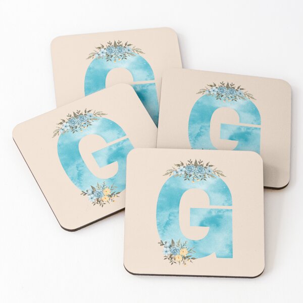 Item preview, Cute Flowers Watercolor Monogram G initial  designed and sold by Heba-D.