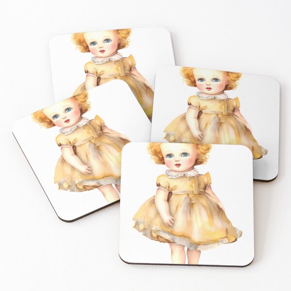 Item preview, Vintage Doll Clipart, Antique Toy Series, Retro Plaything Art, Classic Doll Imagery, Old Fashioned Doll Collection designed and sold by CoolorPaint.