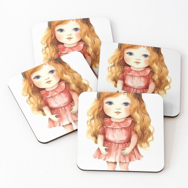 Item preview, Vintage Doll Clipart, Antique Toy Series, Retro Plaything Art, Classic Doll Imagery, Old Fashioned Doll Collection designed and sold by CoolorPaint.