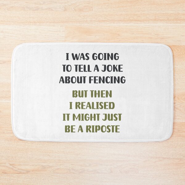 Item preview, When Fencing Humor Strikes Back designed and sold by artvia.