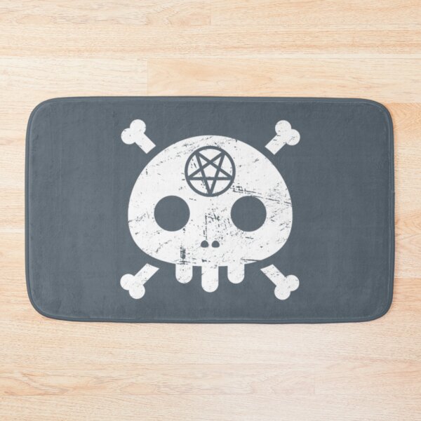 Item preview, cute goth pentagram skull designed and sold by DonnisHickey.