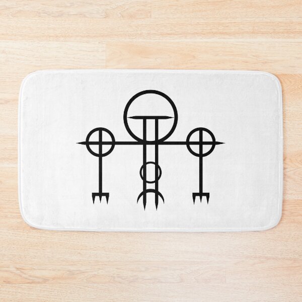 Item preview, Rosahringur Minni Rune - Black designed and sold by Gumless.