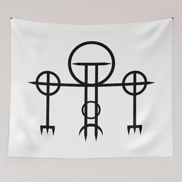 Item preview, Rosahringur Minni Rune - Black designed and sold by Gumless.