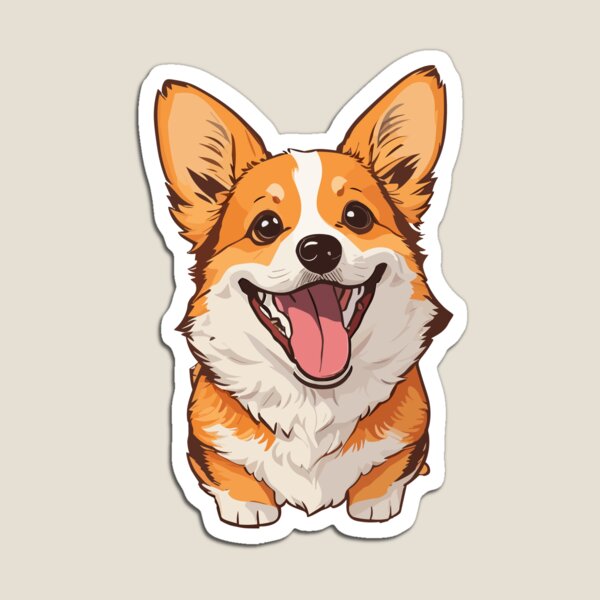Item preview, Happy Corgi designed and sold by LittleKapi.