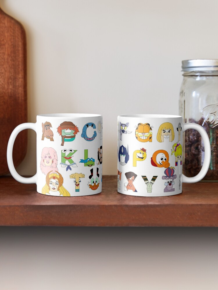 Discover Child of the 80s Alphabet Coffee Mugs