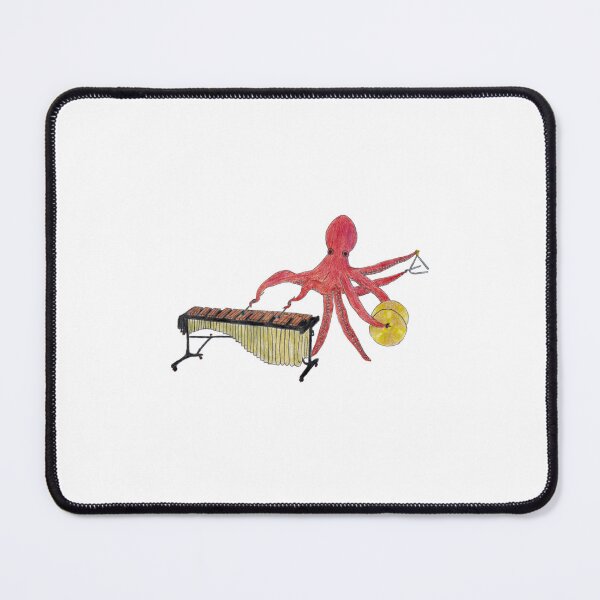 Item preview, Octopus playing percusion designed and sold by Art-sArtsyArt.