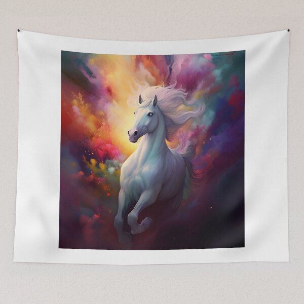 Item preview, Arte abstracto del caballo de fantasía designed and sold by PeteRascal.