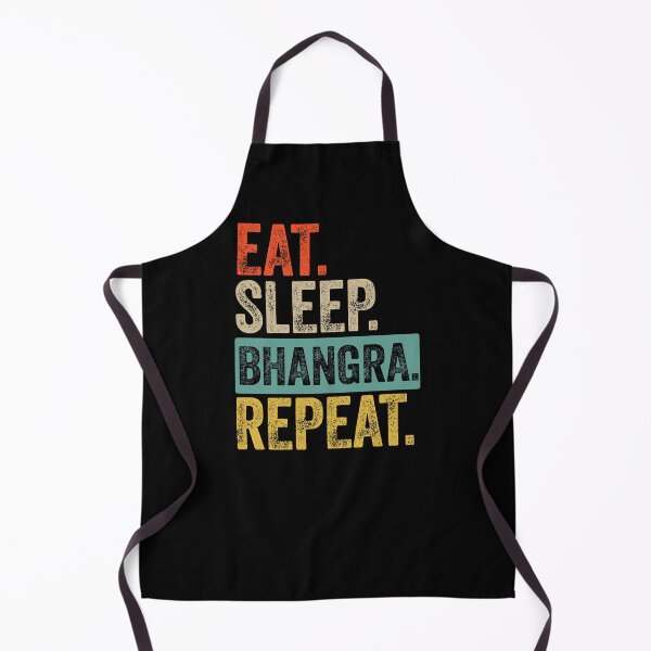 Item preview, Eat sleep bhangra repeat retro vintage designed and sold by LingoBasket.