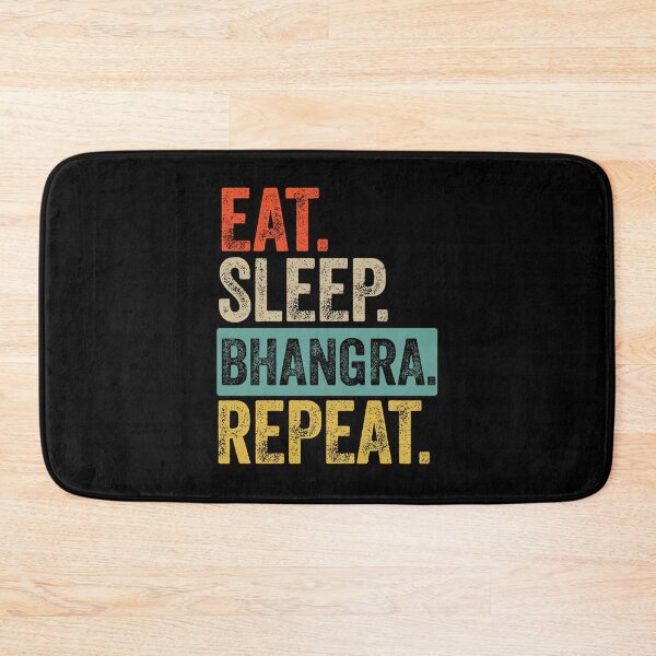 Item preview, Eat sleep bhangra repeat retro vintage   designed and sold by LingoBasket.