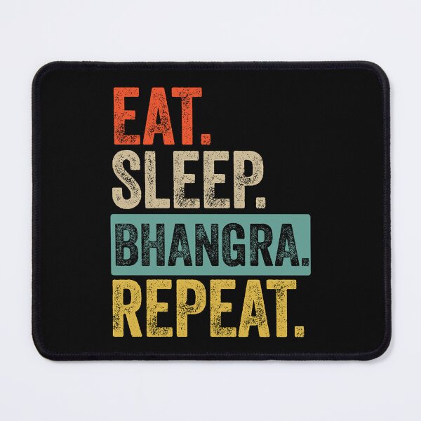 Item preview, Eat sleep bhangra repeat retro vintage   designed and sold by LingoBasket.