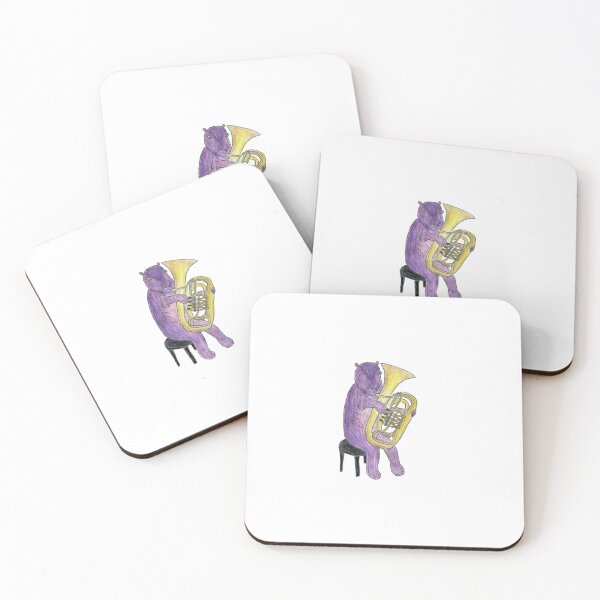 Item preview, Hippo playing the tuba designed and sold by Art-sArtsyArt.