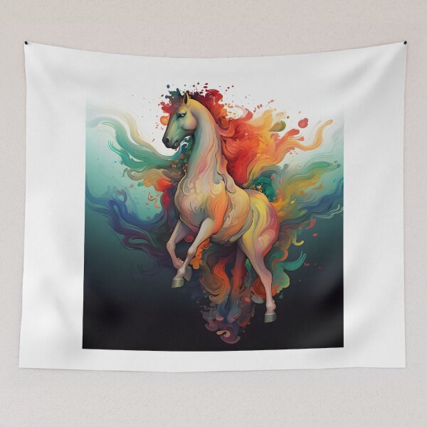 Item preview, Abstract Fantasy Horse Art designed and sold by PeteRascal.