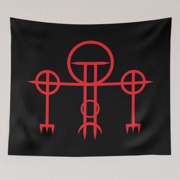 Item preview, Rosahringur Minni Rune - Red designed and sold by Gumless.
