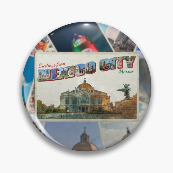 Artikelvorschau, Grüße aus Mexiko-Stadt in Mexiko Retro-Souvenir im Vintage-Stil entworfen und verkauft von DeveloperProp0.