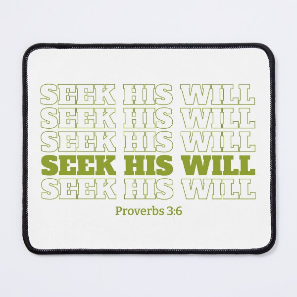 Item preview, SEEK HIS WILL designed and sold by IDEA-POINT.