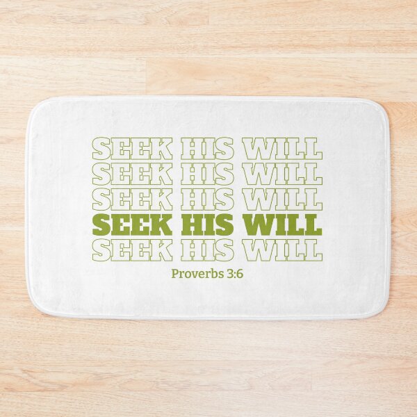 Item preview, SEEK HIS WILL designed and sold by IDEA-POINT.