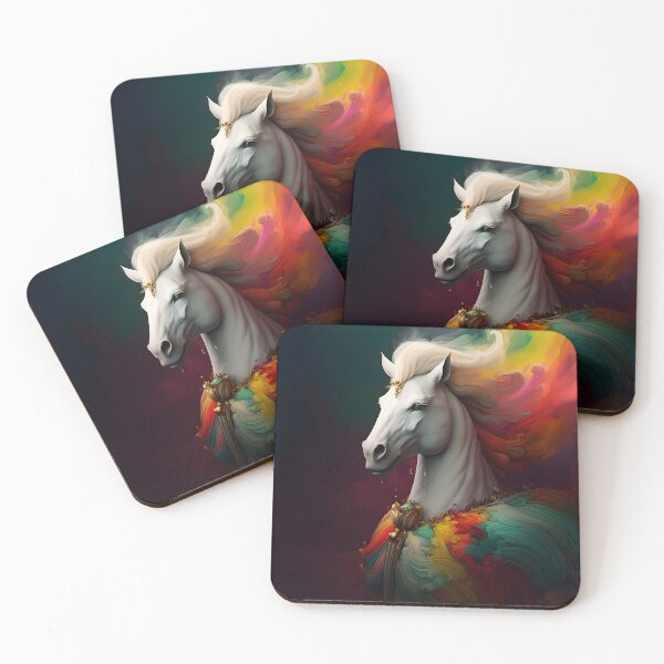 Item preview, The Lord of Horses Abstract Fantasy Horse Art designed and sold by PeteRascal.
