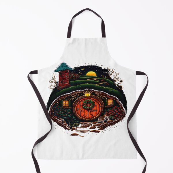 Item preview, a halfling home by christmas round doors fantasy designed and sold by StarletteBurton.