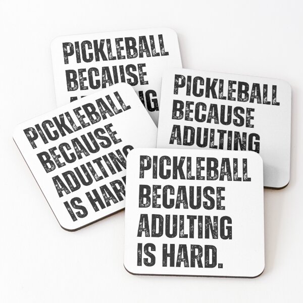 Item preview, Pickleball Because Adulting Is Hard designed and sold by kamrankhan.