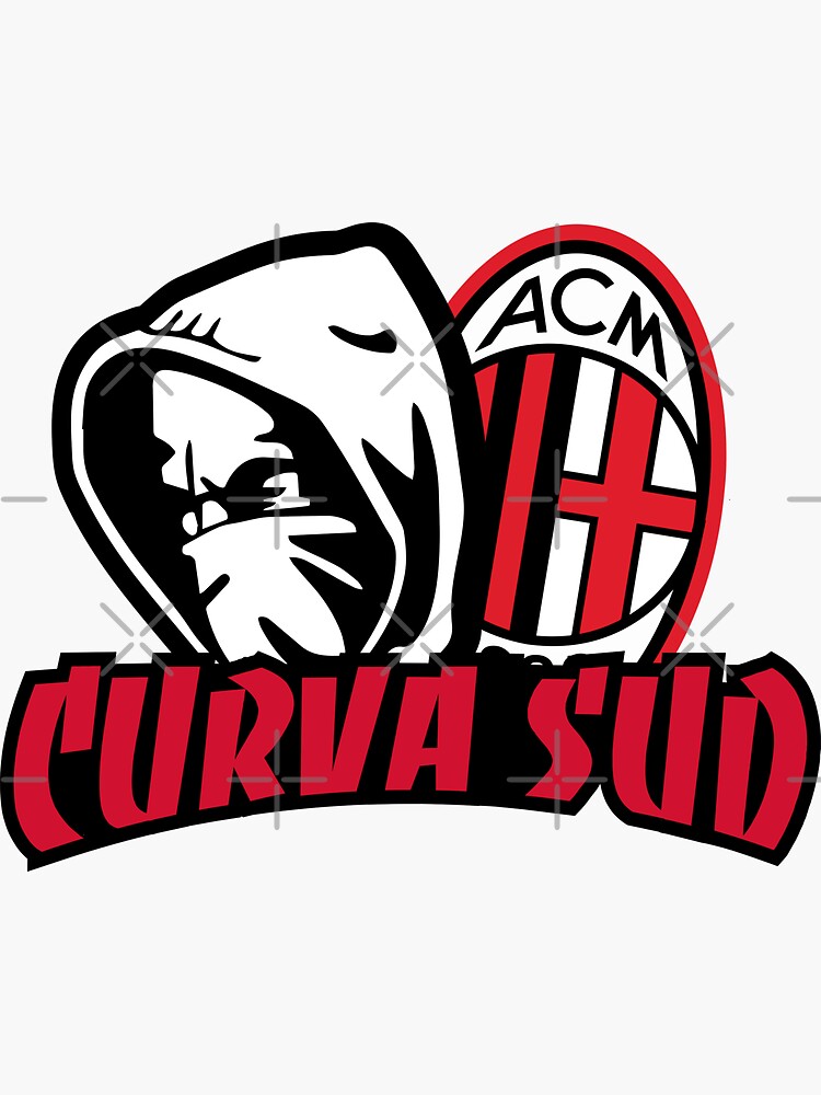 Curva sud milano Sticker by lounesartdessin