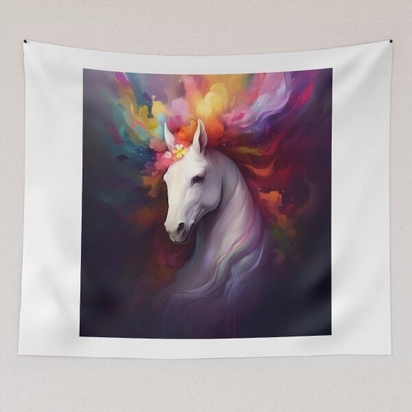 Item preview, Abstract Fantasy Horse Art designed and sold by PeteRascal.