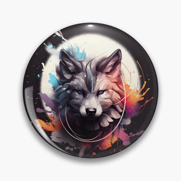 Item preview, Abstract Wolf Face Animal Art designed and sold by PeteRascal.