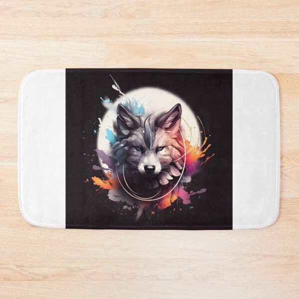 Item preview, Abstract Wolf Face Animal Art designed and sold by PeteRascal.